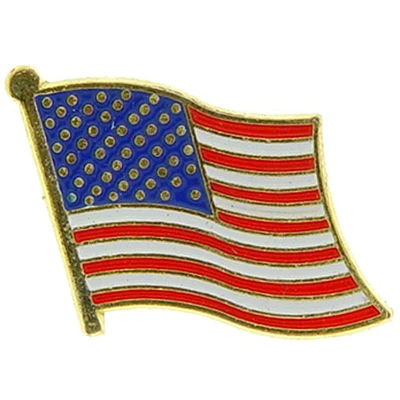 American Flag Pin 1"