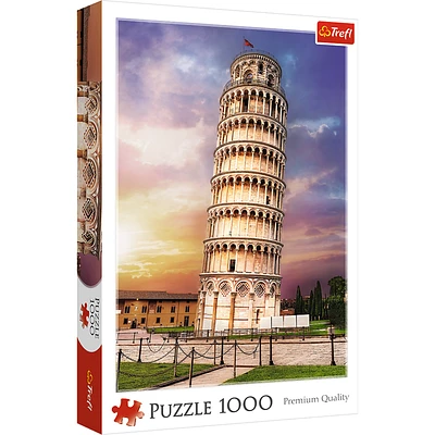 1000 Piece Jigsaw Puzzles, Pisa Tower, Leaning Tower of Pisa Puzzle, Tuscany Italy Puzzle, Adult Puzzles, Trefl 10441