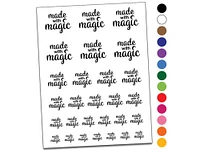Made With Magic Temporary Tattoo Water Resistant Fake Body Art Set Collection