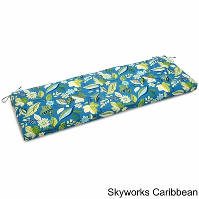 63-inch by 19-inch Spun Polyester Bench Cushion - Skyworks Caribbean