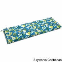 63-inch by 19-inch Spun Polyester Bench Cushion - Skyworks Caribbean