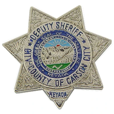 Carson City Nevada Deputy Sheriff Badge pin 1"