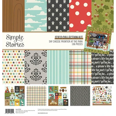 Simple Stories Collection Kit 12"X12"-Say Cheese Frontier At The Park