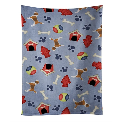 "Caroline's Treasures BB3910KTWL Beagle Dog House Collection Kitchen Towel, 25"" x 15"", Multicolor"