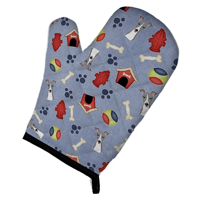 "Caroline's Treasures BB4015OVMT Dog House Collection Italian Greyhound Oven Mitt, 12"" by 8.5"", Multicolor"