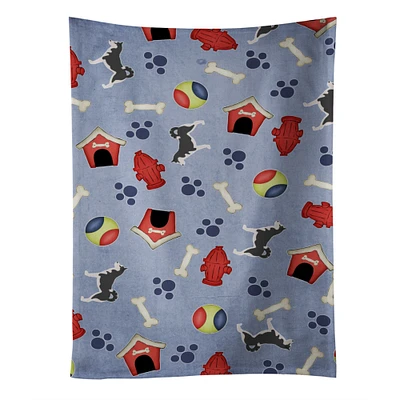 "Caroline's Treasures BB3980KTWL Siberian Husky Dog House Collection Kitchen Towel, 25"" x 15"", Multicolor"