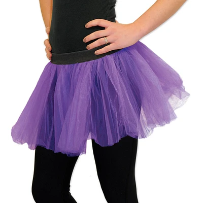 Beistle Club Pack of 12 Fluffy Purple Ballerina Tutu Skirt 12"