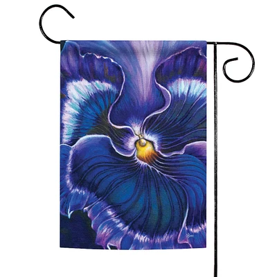 Toland Home Garden Painted Pansy Outdoor Garden Flag 18" x 12.5"