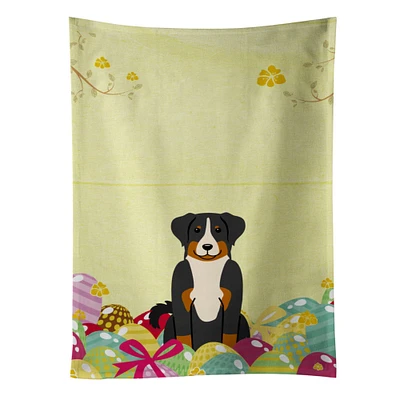 "Caroline's Treasures Easter Eggs Appenzeller Sennenhund Kitchen Towel, Multicolor, 25"" x 15"""