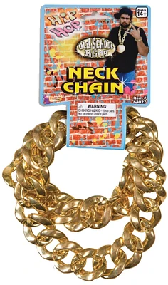 The Costume Center Gold Big Link Neck Chain Men Adult Halloween Costume Accessory - One Size