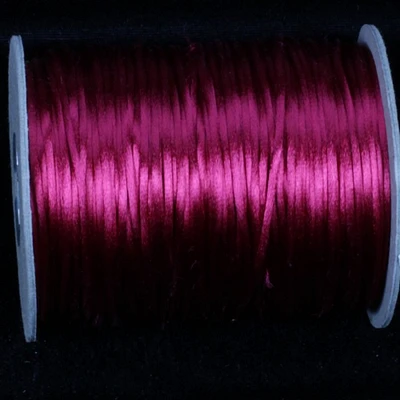 The Ribbon People Wine Red Solid Satin Cording Craft Ribbon 0.25" x 144 Yards