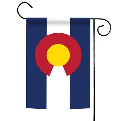 Toland Home Garden Blue and White Colorado State Outdoor Garden Flag 18" x 12.5"