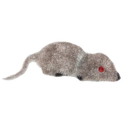 The Costume Center 8-pc Gray and Red Small Mice Halloween Prop 3"