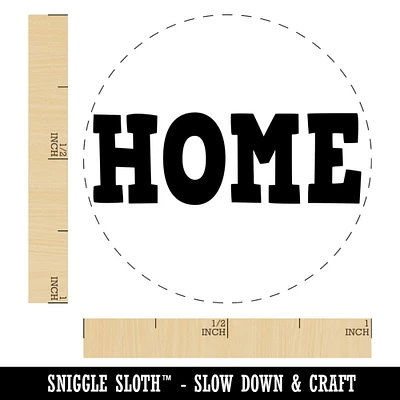 Home Fun Text Self-Inking Rubber Stamp for Stamping Crafting Planners