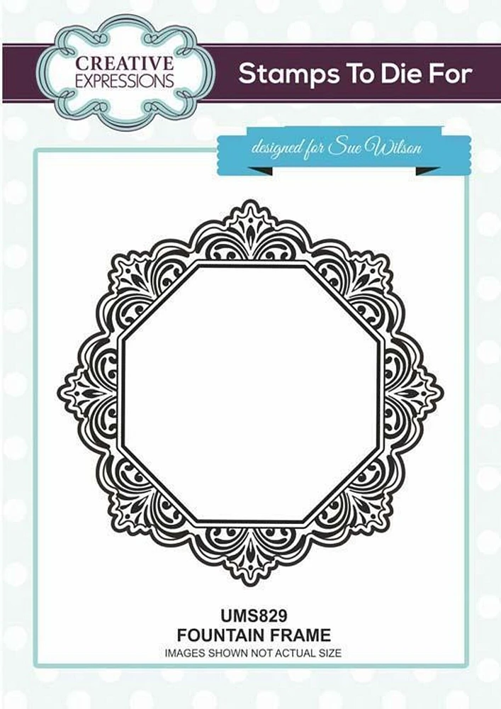 Creative Expressions  Fountain Frame  Stamp