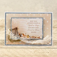 Couture Creations  Seaside Girl Rope & Banner Mini Die Set