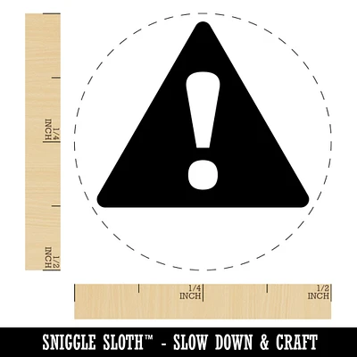 Warning Symbol Exclamation Mark Self-Inking Rubber Stamp for Stamping Crafting Planners