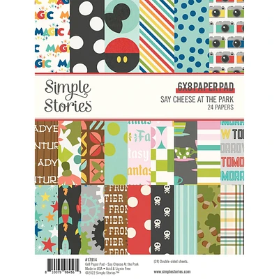 Simple Stories Double-Sided Paper Pad 6"X8" 24/Pkg-Say Cheese At The Park