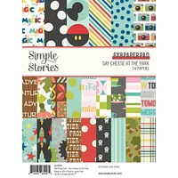 Simple Stories Double-Sided Paper Pad 6"X8" 24/Pkg-Say Cheese At The Park