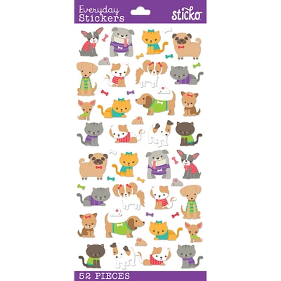 Sticko Themed Stickers-Tiny Dogs And Cats