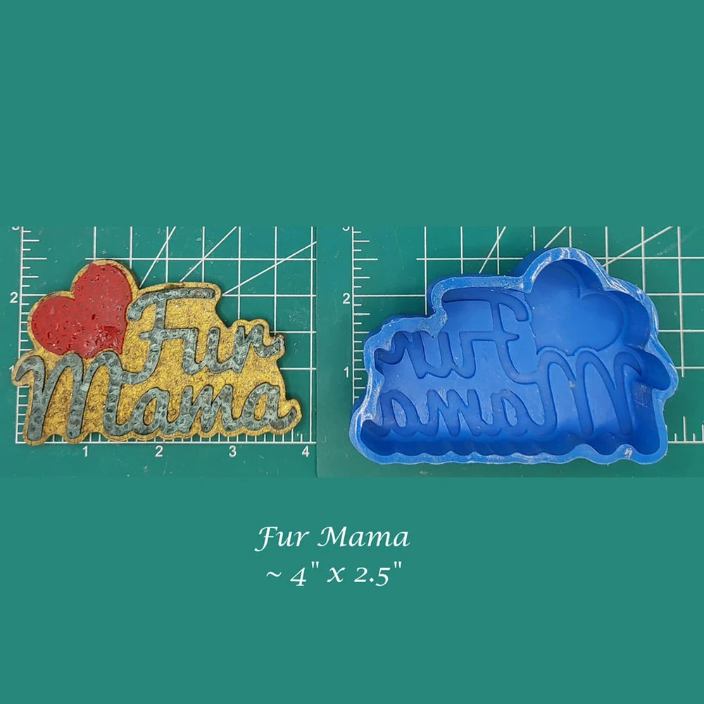 Fur Mama Silicone Freshie Mold