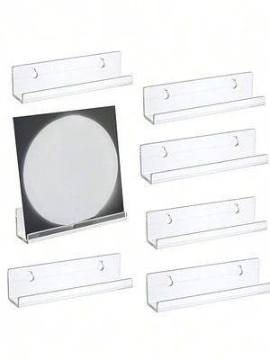 Acrylic Record Display Shelf - Wall Mounted for Albums, CDs, Vinyl Records