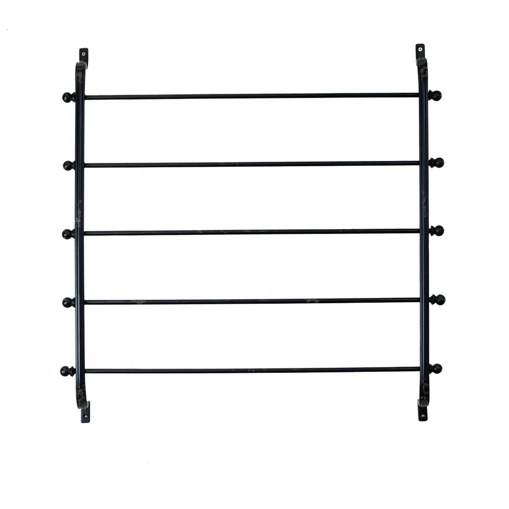 Creative Design 34" Black Distressed Ribbon or Wrapping Paper Rack