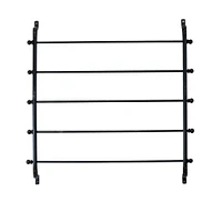 Creative Design 34" Black Distressed Ribbon or Wrapping Paper Rack