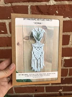 DIY macrame Air Plant Hanger Kit - Rowan 5"