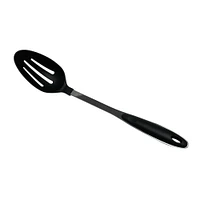 Kitcheniva Stainless Steel Handle Nylon Slotted Spoon Black 13''