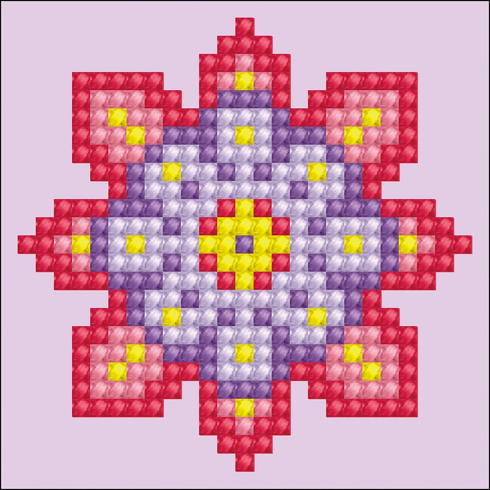 Diamond Dotz Flower Mandala 2 Diamond Painting Artwork Kit