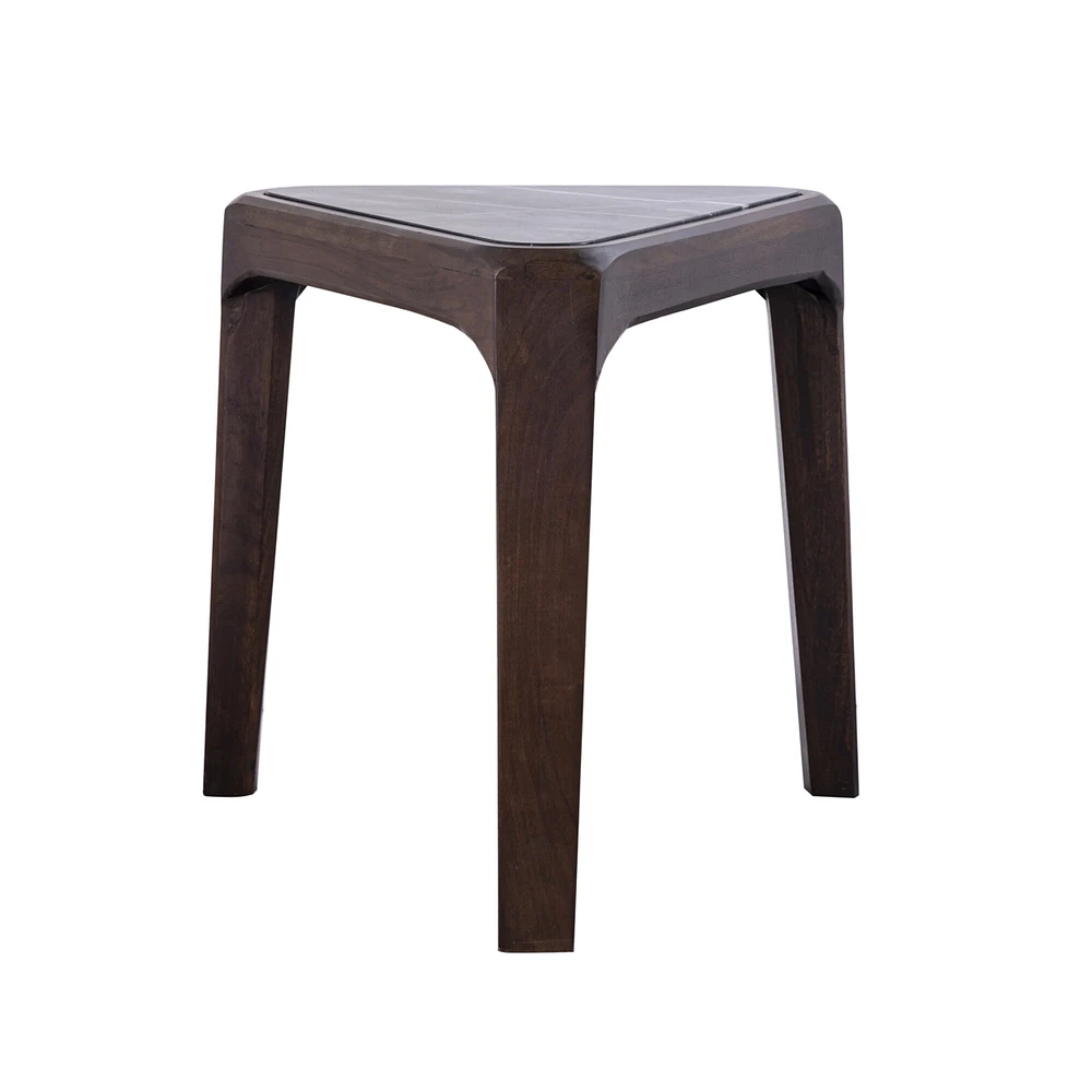 Elk Signature Treble Accent Table - Walnut