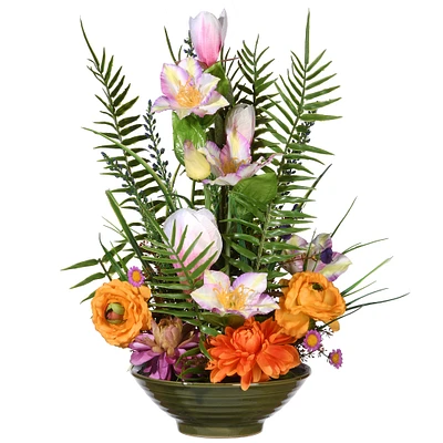 18" Potted Floral Assortment