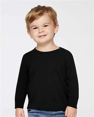 Rabbit Skins-Toddler Cotton Jersey Long Sleeve Tee 5.5 oz 100% cotton jersey | Comfortable kids' tees for the latest in toddler fashion | Children's apparel & ensure your little one stands out in adorable stylish toddler t-shirts