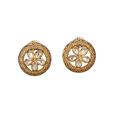 Kundan Jhumke For Women, Boho Earrings, Dangle Earrings, Bridal Ear Rings, Dangle Earrings Silver, Gift For Her, Gift For Mother, Long Earrings