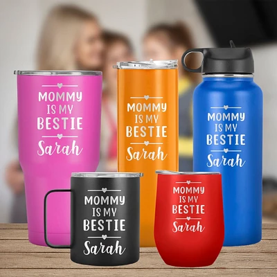 Mommy is my Beastie Engraved Tumbler for Mommy, Birthday Gift, Christmas Gift