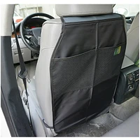 Car Seat Protector Large Kick Mat Backseat Organizer Waterproof w/ Large Pocket