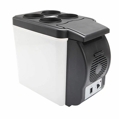 Kitcheniva Portable Refrigerator 6L Mini Travel Cooler 12V