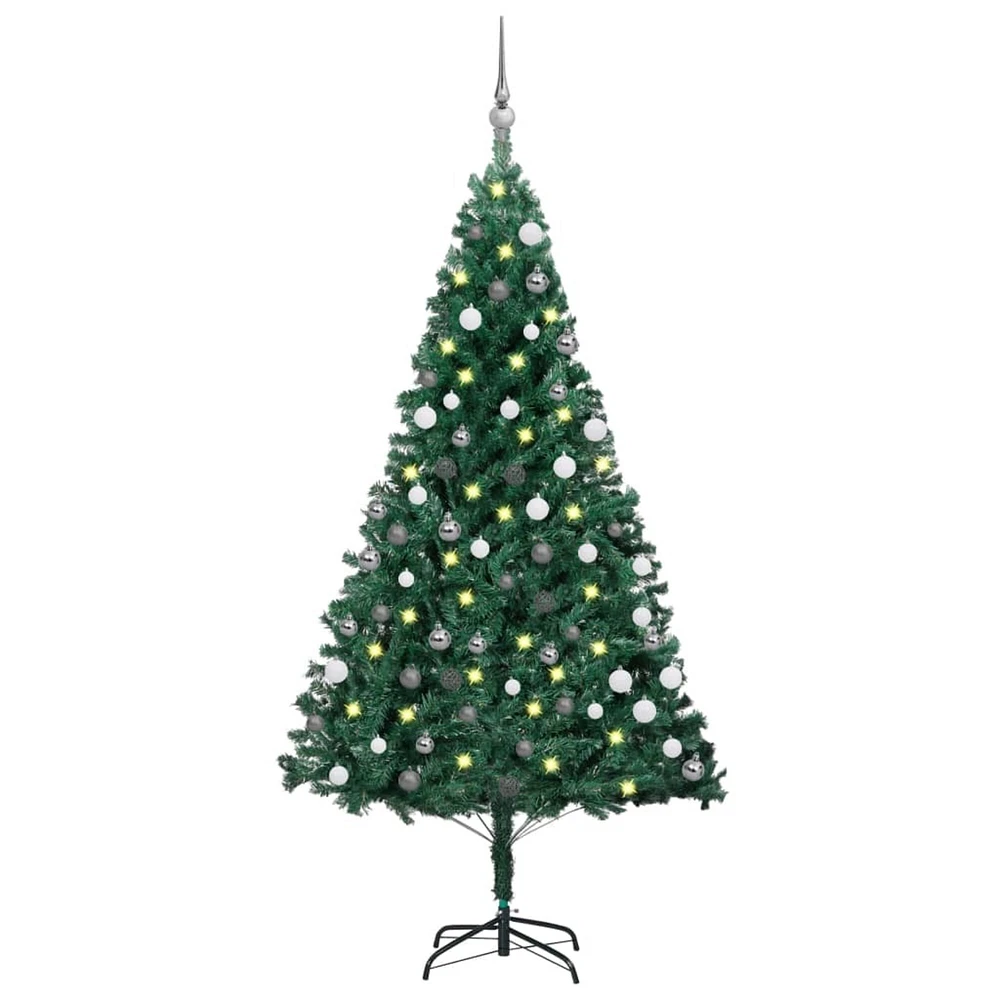 Artificial Christmas Tree with LEDs&Ball Set