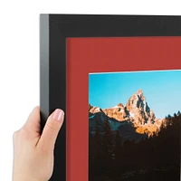 ArtToFrames 20x26" Matted Picture Frame with 16x22" Single Mat Photo Opening Framed in 1.25" Black and 2" Mat (FWM-3926-20x26)