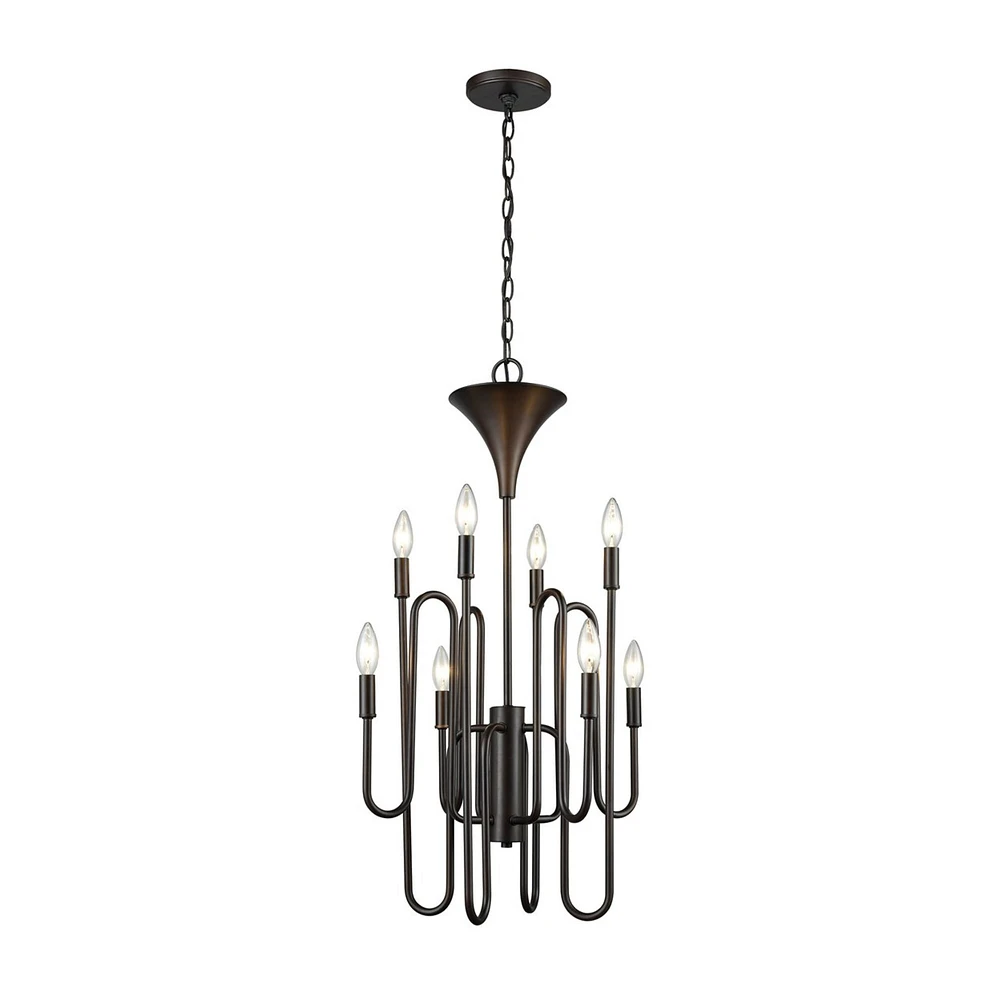 Elk Showroom Decatur 19 Wide 8-Light Chandelier