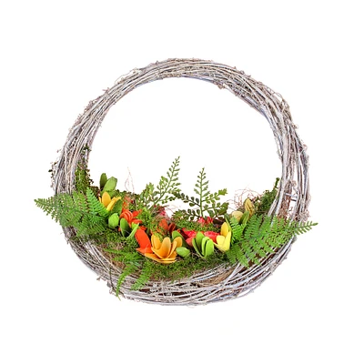 15" Floral Hammock Wreath