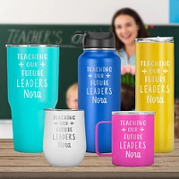 Teaching Our Future Leaders, Teacher Appreciation, Teacher Day gift, Teacher Travel Mug