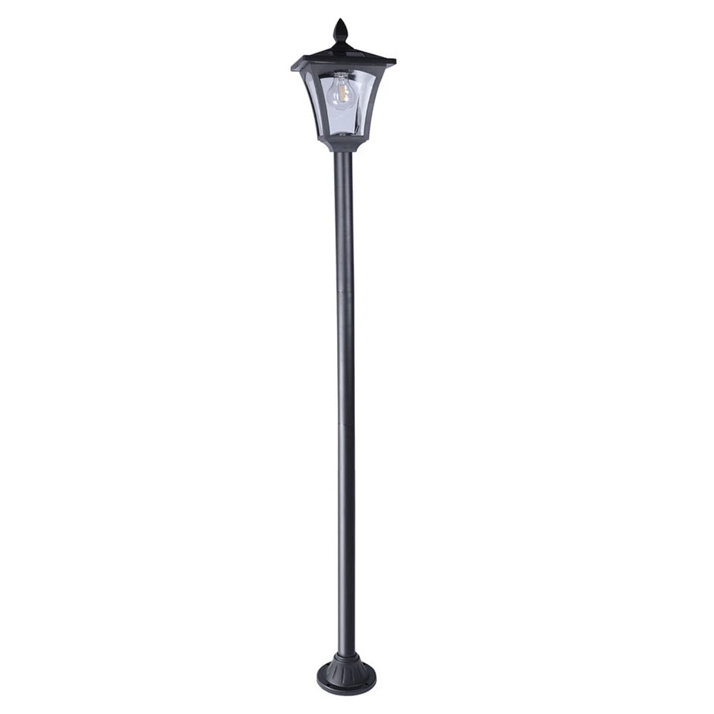 63" Outdoor Solar Lamp Post Light w/out Planter Waterproof Solar Post Street Lamp