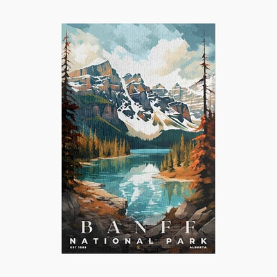 Banff National Park Jigsaw Puzzle, Family Game