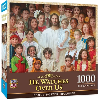 MasterPieces He Watches Over Us - 1000 Piece Puzzle
