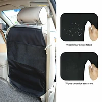 Car Seat Protector Large Kick Mat Backseat Organizer Waterproof w/ Large Pocket