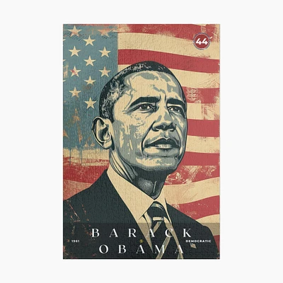 Barack Obama Jigsaw Puzzle, Family Game