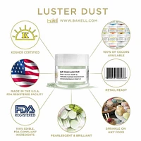 Soft Green Luster Dust 4 Gram Jar