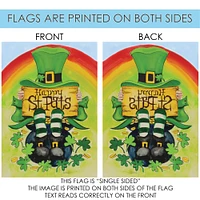 Happy Saint Pat's Decorative St Patricks Day Flag